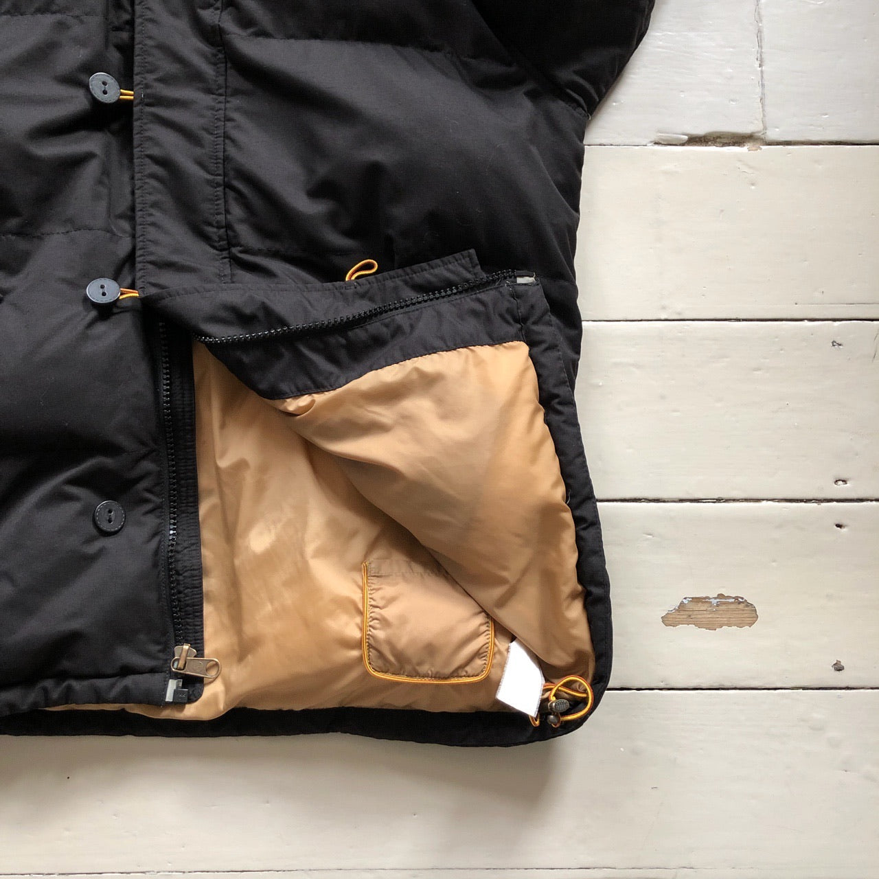 Timberland Vintage Black Puffer Parka (XL)