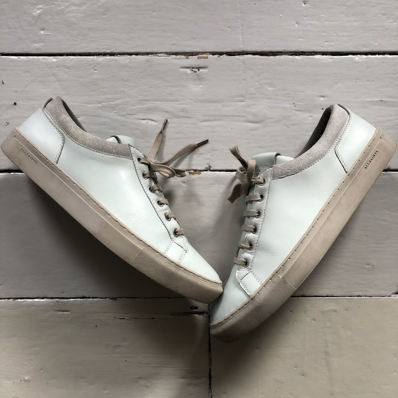 All Saints Leather Trainers (UK 10)