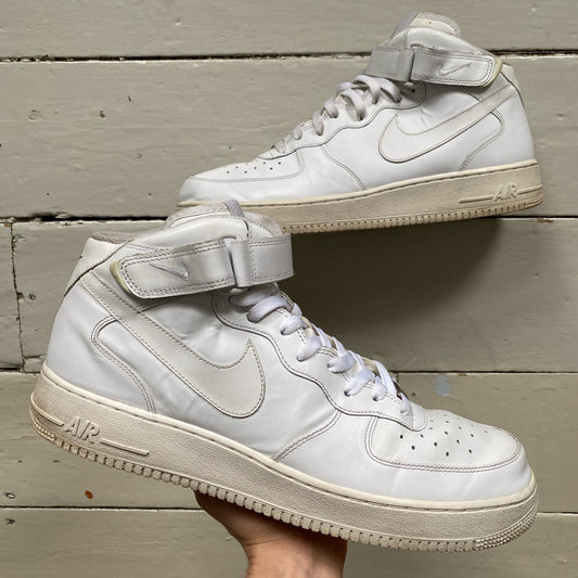 Nike Air Force 1 White Mid (UK 13)