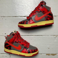 Nike Dunk High 1985 Red Acid Wash (UK 6)