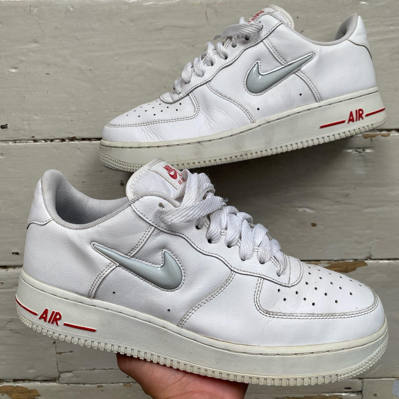 Nike Air Force 1 White Jewel (UK 9)