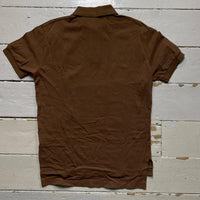 Ralph Lauren Brown Polo Shirt (Small)