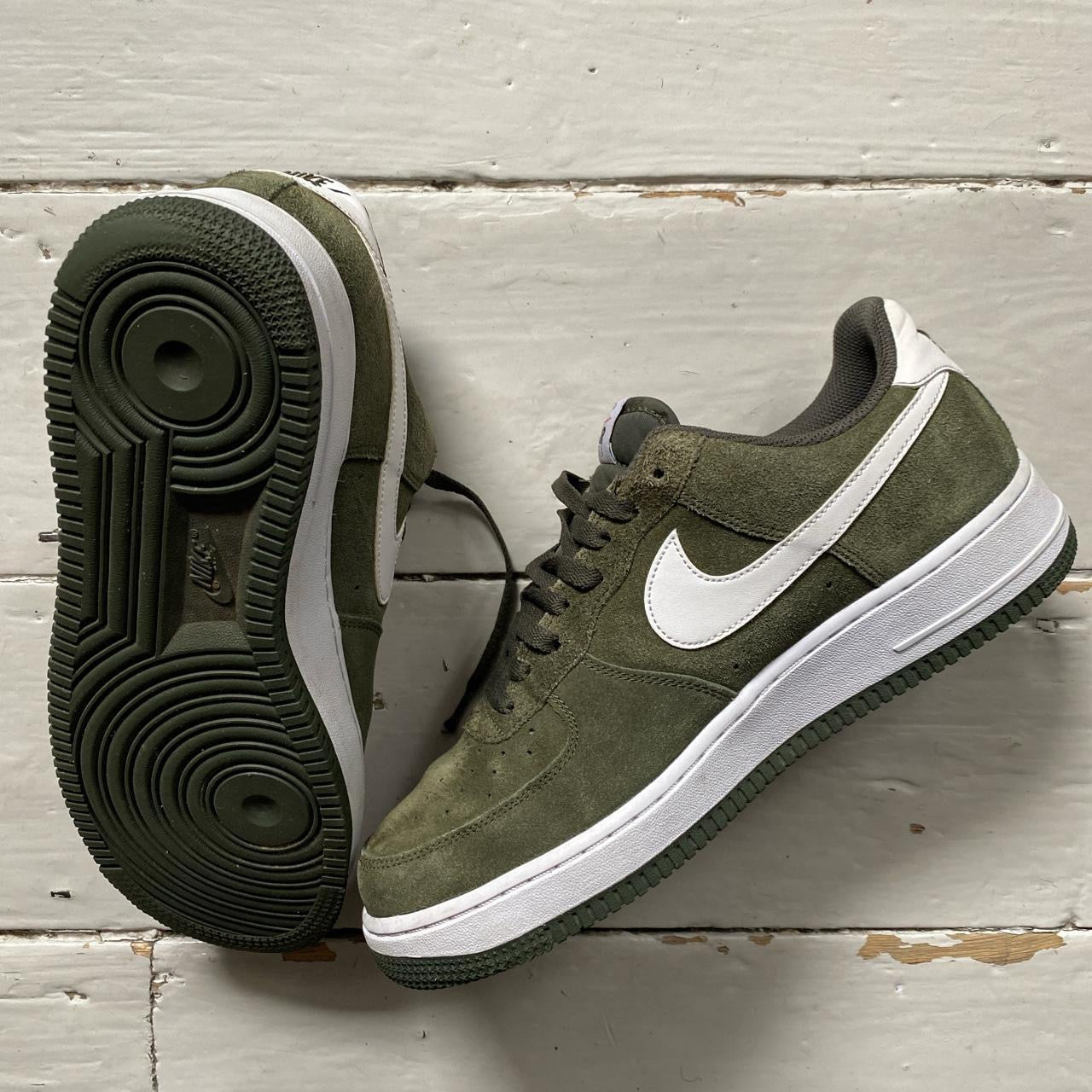 Nike Air Force 1 Khaki Green (UK 9)