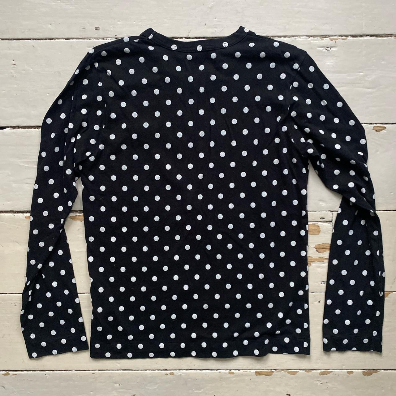 Comme Des Garcons Play Polka Dot Long Sleeve (Large)