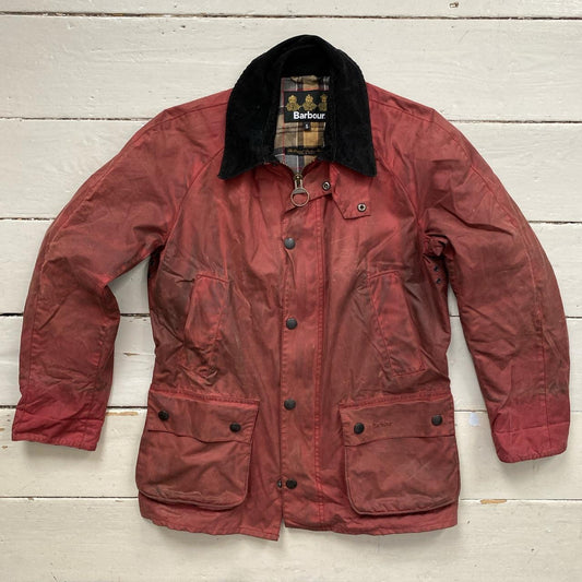 Barbour Red Oilskin Jacket (Small)