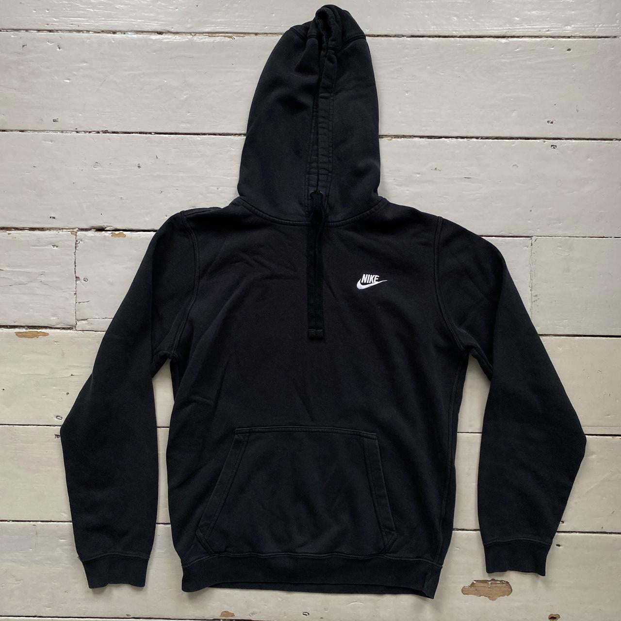 Nike Swoosh Black Hoodie (Small)