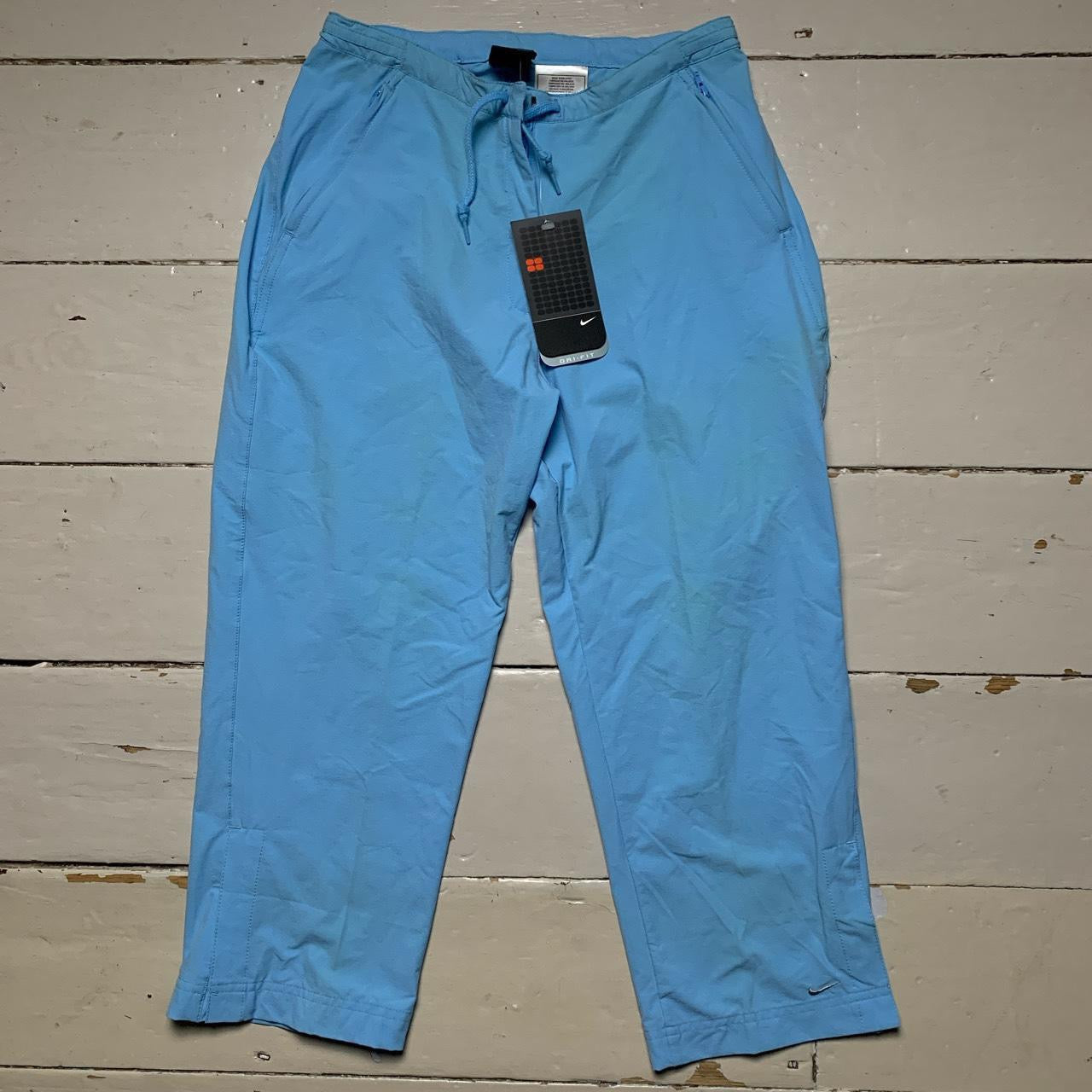 Nike Womens Light Blue Trousers (UK 6)