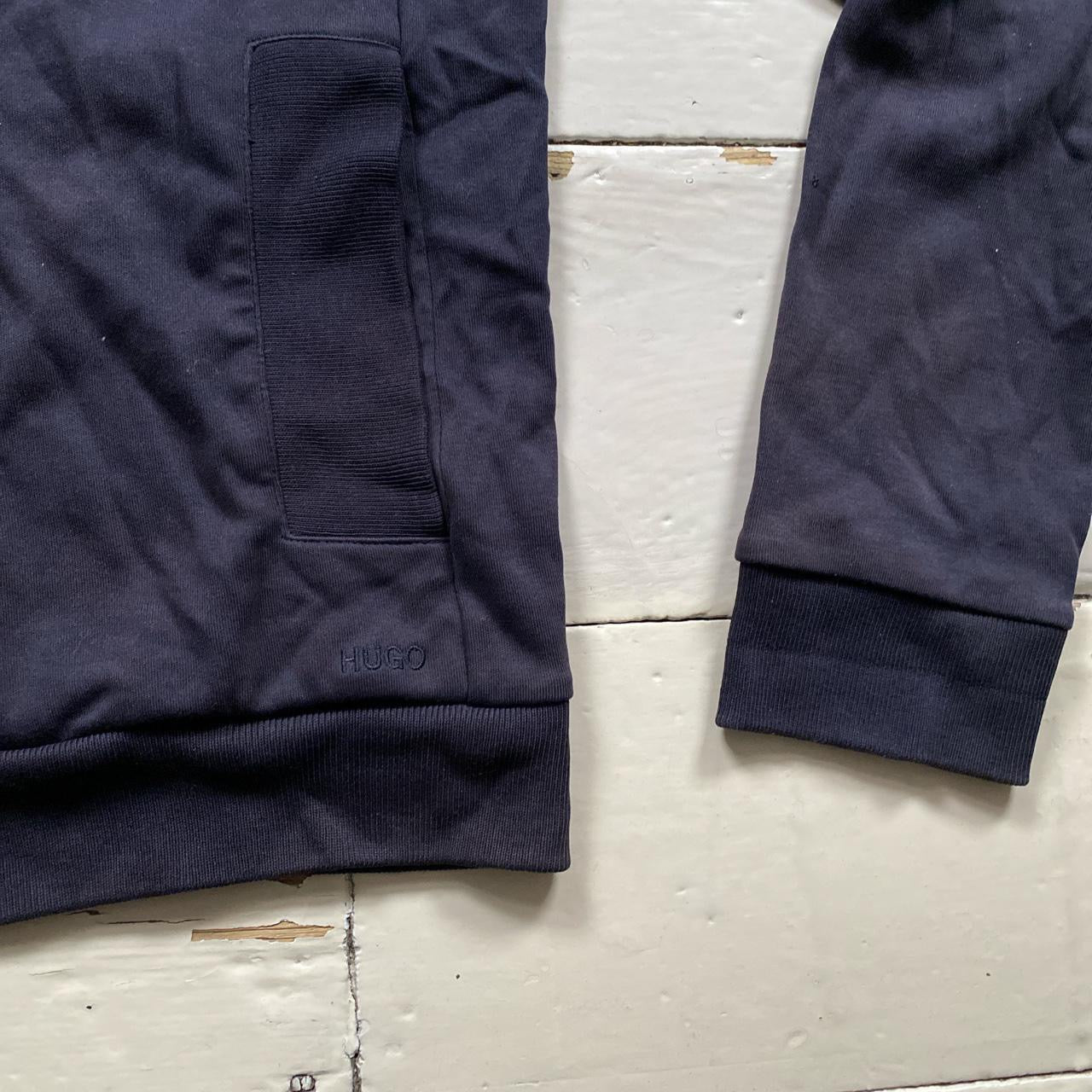 Hugo Boss Navy Hoodie (Large)