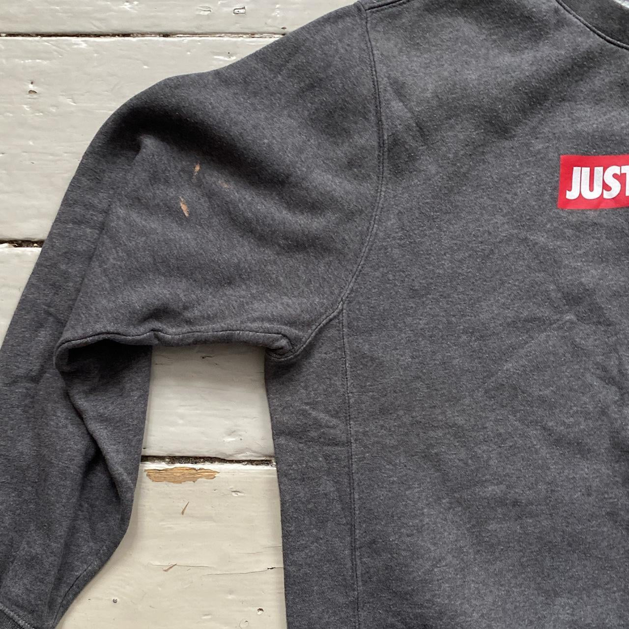 Nike Just Do It Grey Jumper (Small)