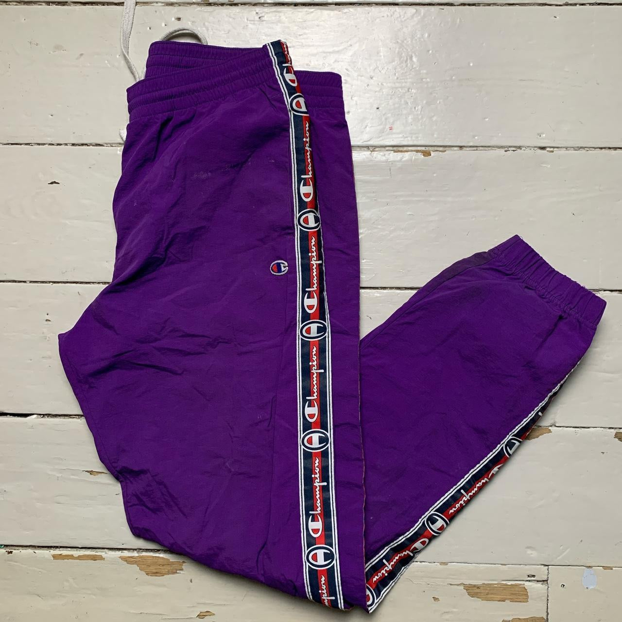 Champion Vintage Purple Shell Bottoms (Large)