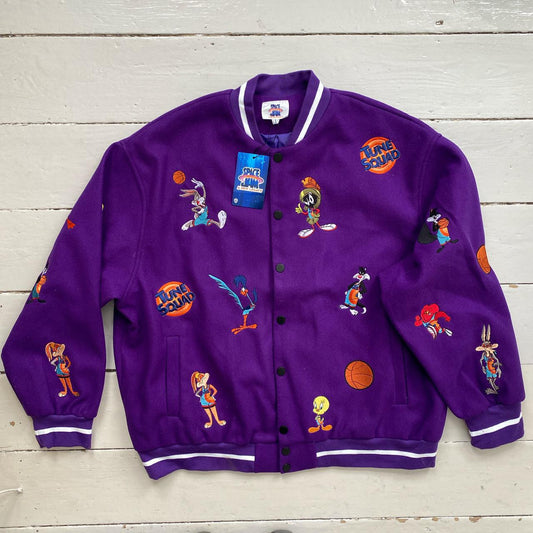 Space Jam Looney Tunes Bomber Jacket (Large)