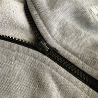 Nike Grey Zip Up Hoodie (XLarge)