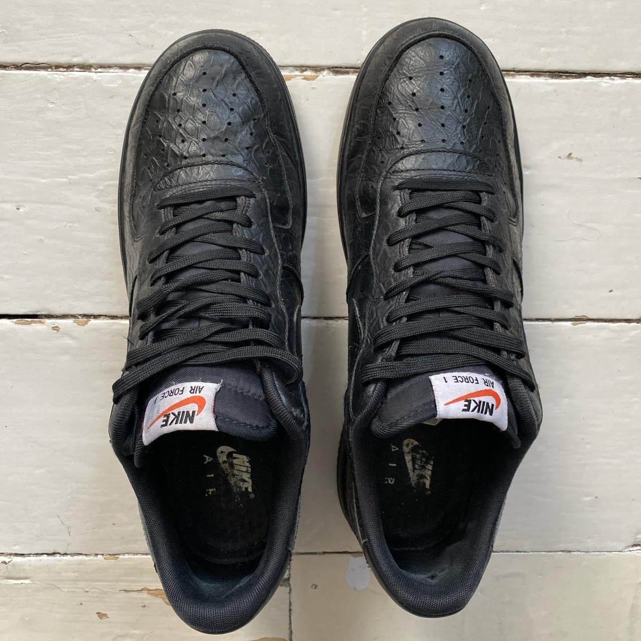 Nike Air Force 1 Black Gum Sole (UK 12)