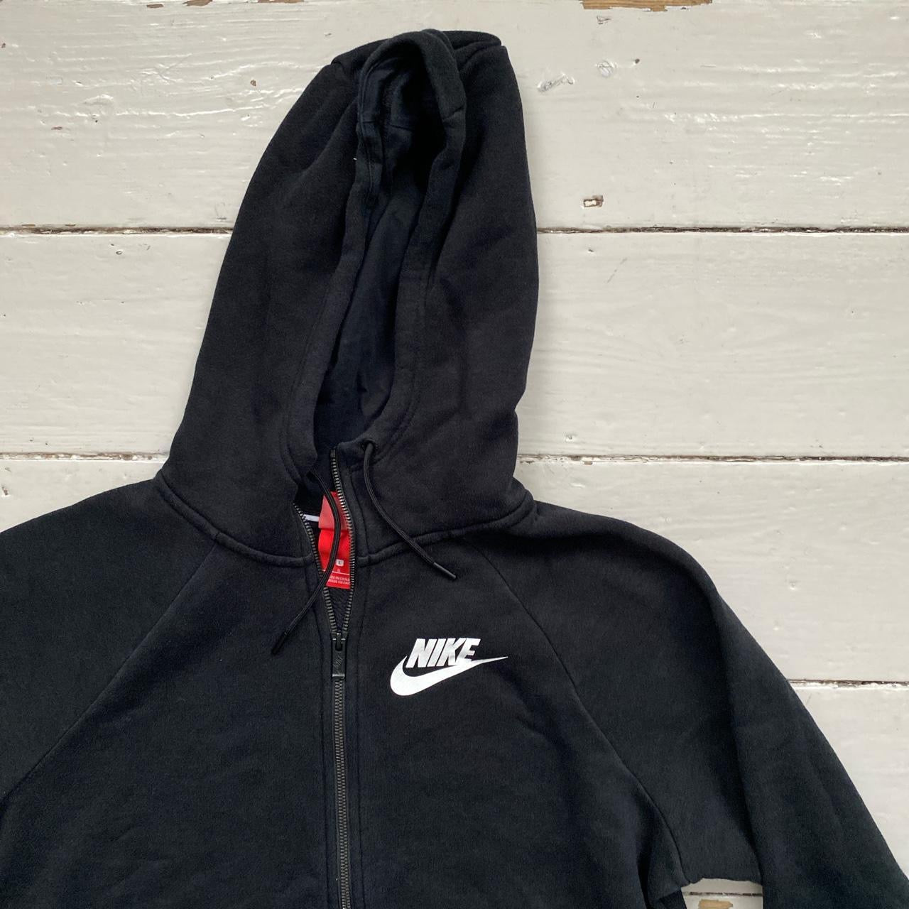 Nike Swoosh Black Hoodie (Large)