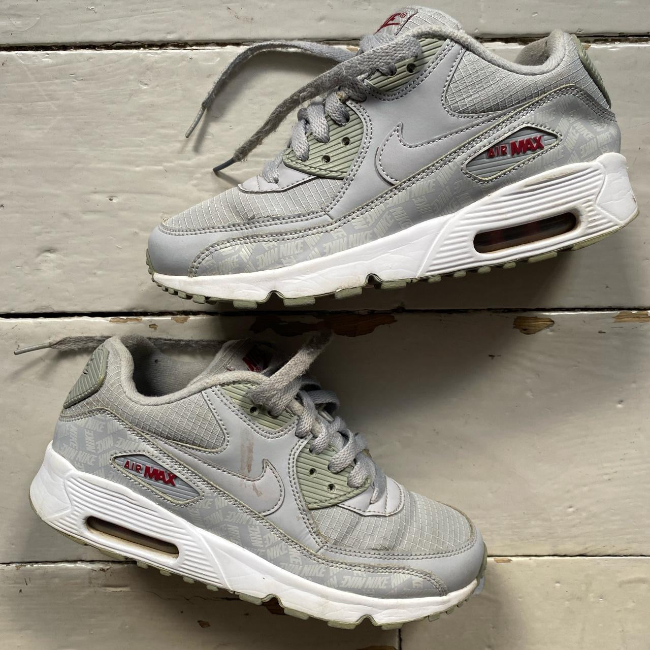 Nike Air Max 90 Grey White (UK 5)
