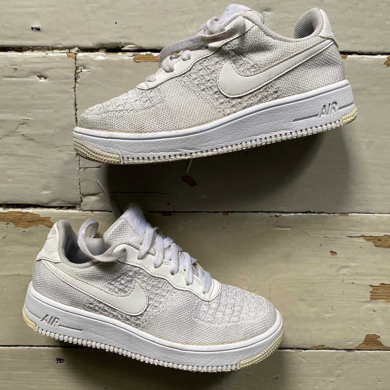 Nike Air Force 1 Flyknit White (UK 5)
