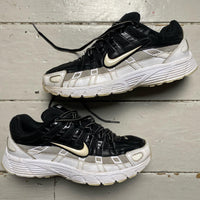 Nike P-6000 Black and White Womens (UK 7)