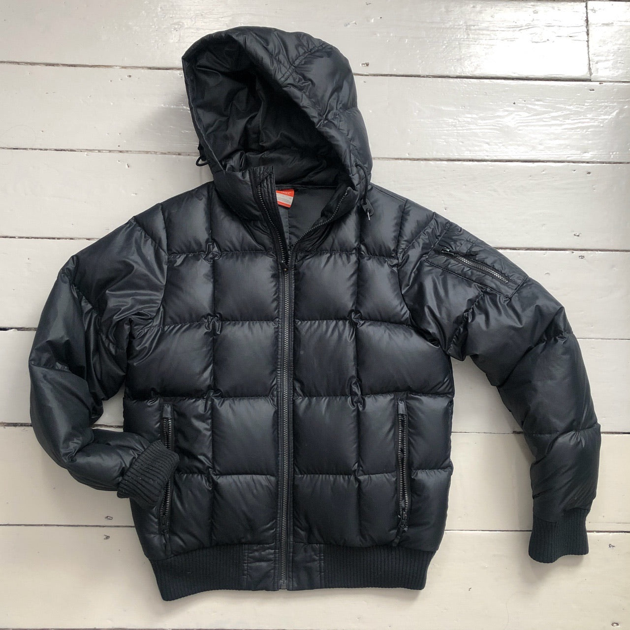 Nike Puffer Black Jacket (Small)