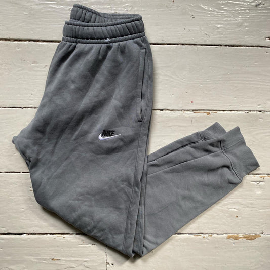 Nike Swoosh Grey Joggers (Small)