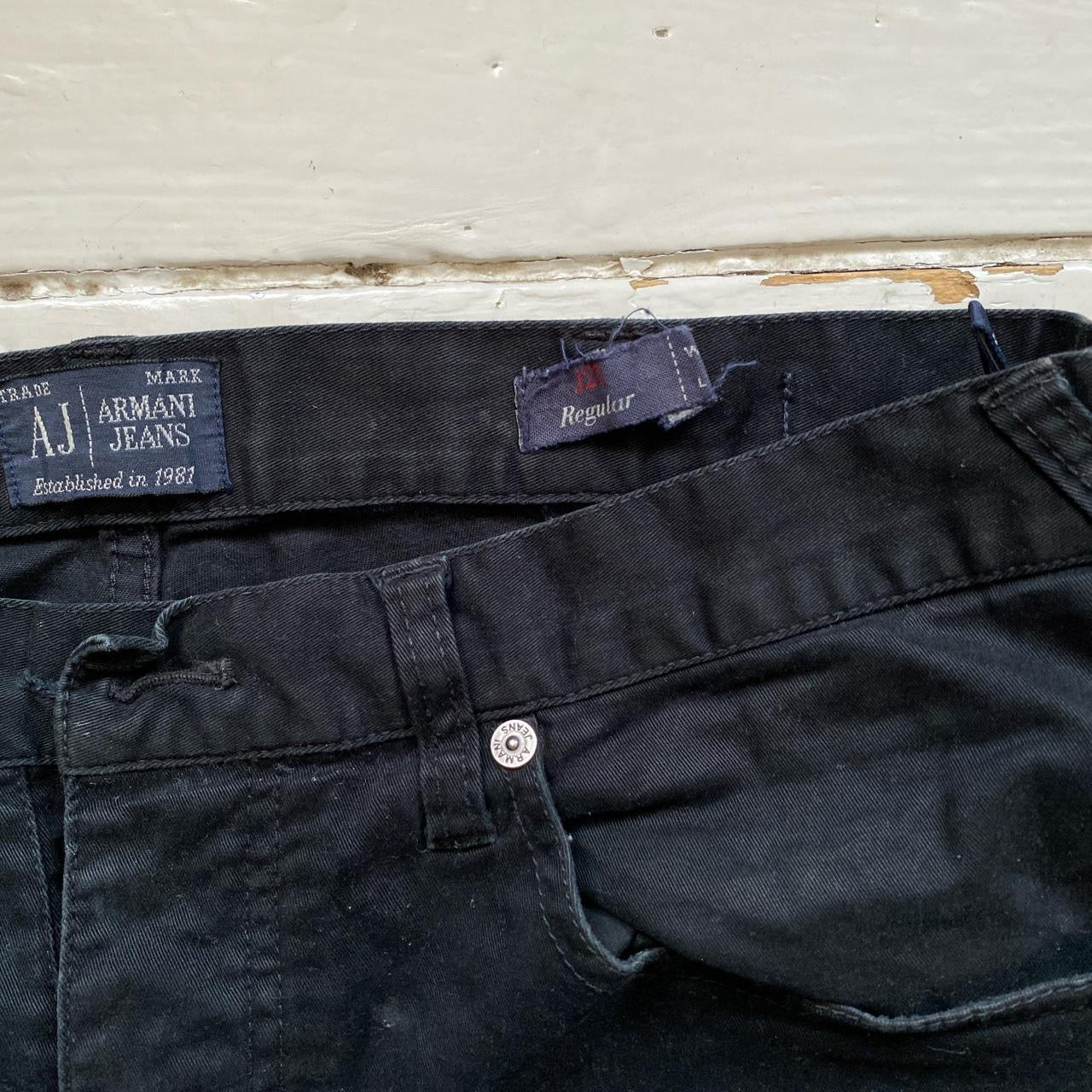 Armani J21 Black Jeans (33/31)