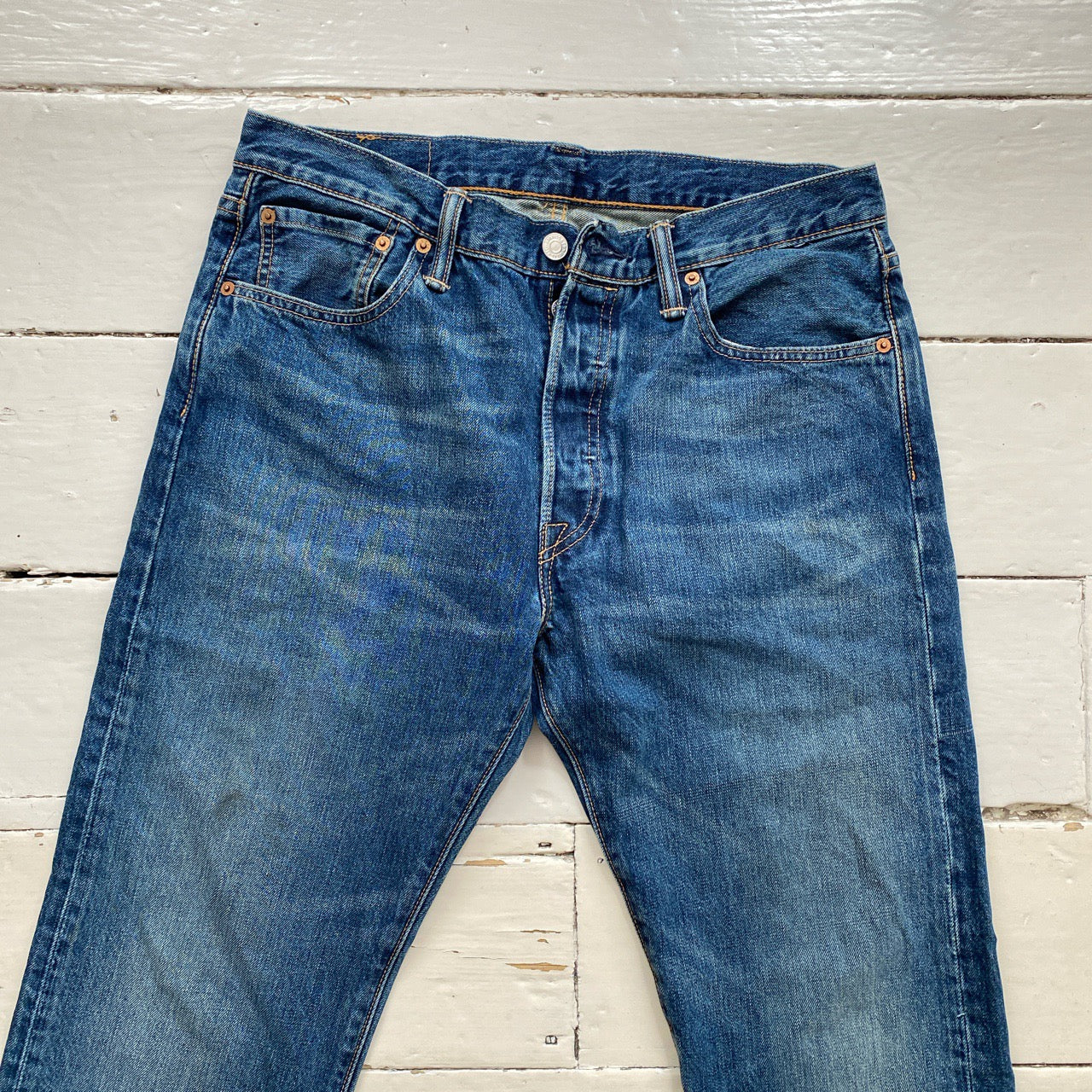 Levis 501 Classic Blue Jeans (33/30)