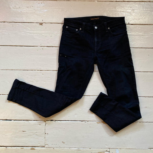 Nudie Black Skinny Lin Jeans (30/28)