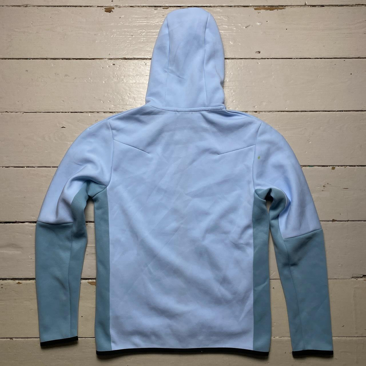 Nike Tech Fleece Light Blue Hoodie (Small)