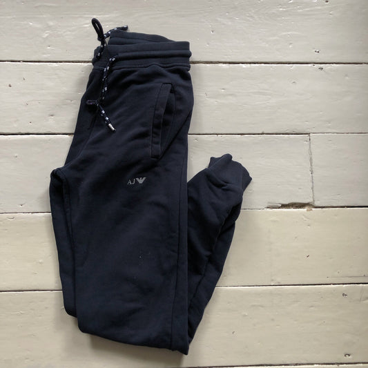 Armani Navy Slim Fit Joggers (Small)