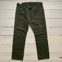 Levis 513 Corduroy Green Jeans (36/30)