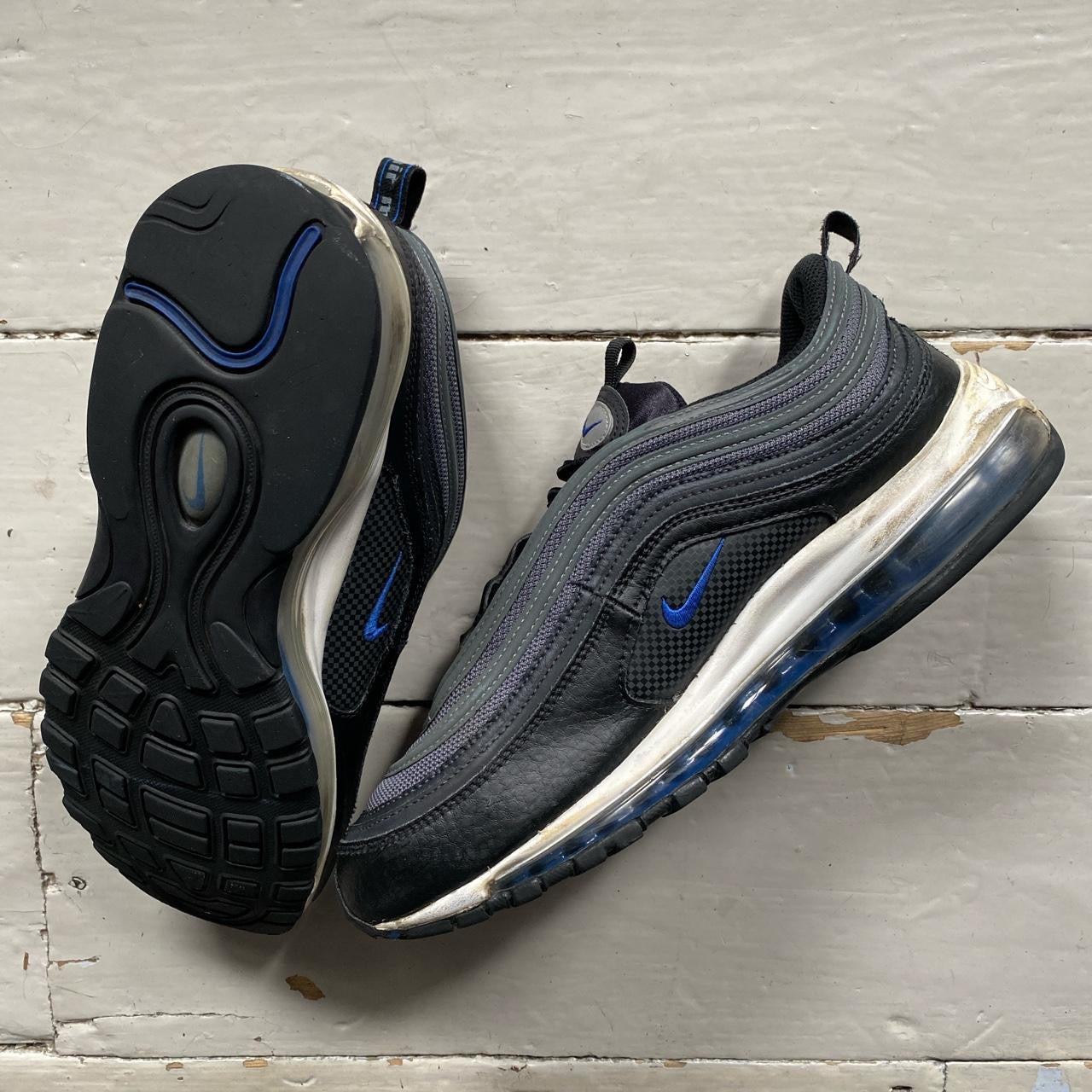 Nike Air Max 97 Black Grey Blue (UK 10)