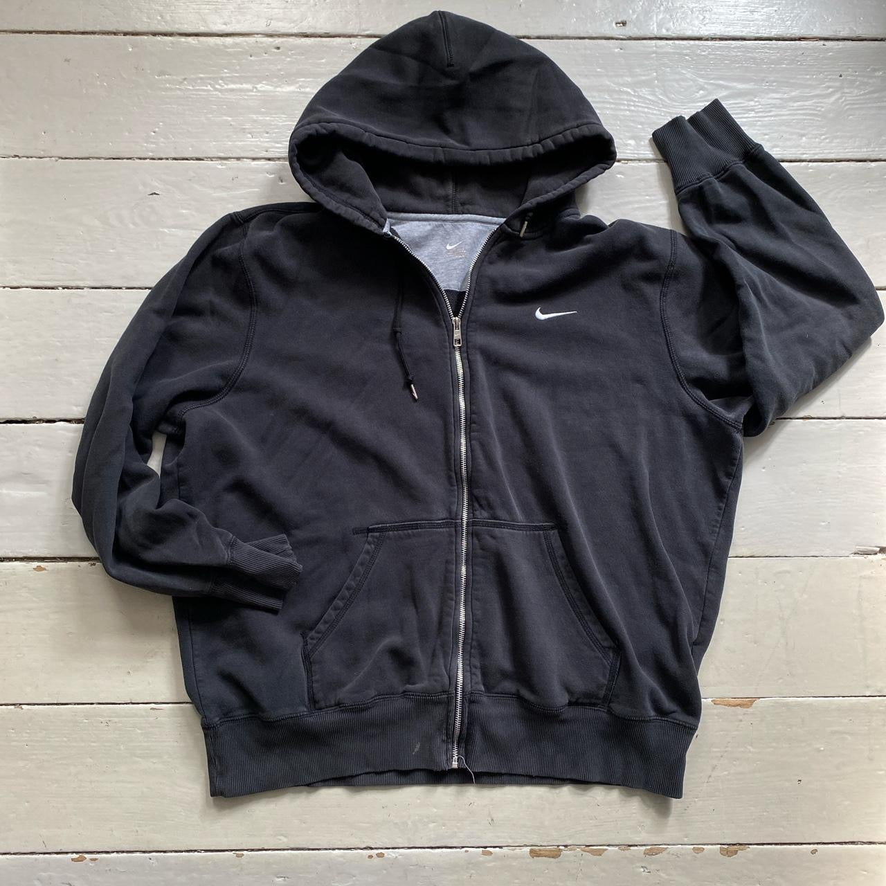 Nike Swoosh Black Hoodie (XXL)