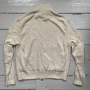 Polo Ralph Lauren Zip Cream Jumper (XL)