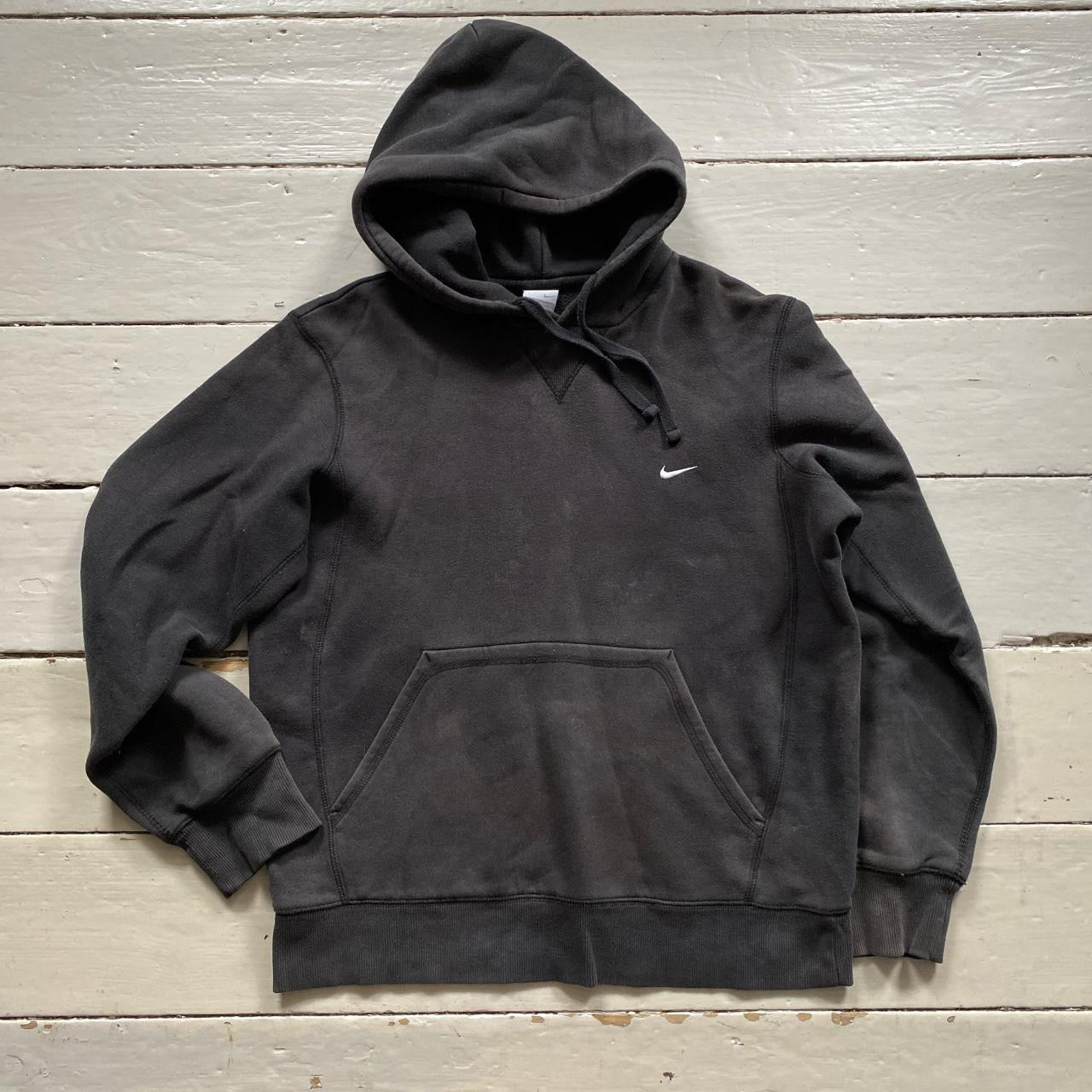 Nike Swoosh Black Hoodie (Medium)