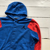 Jordan Blue and Red Hoodie (XL)