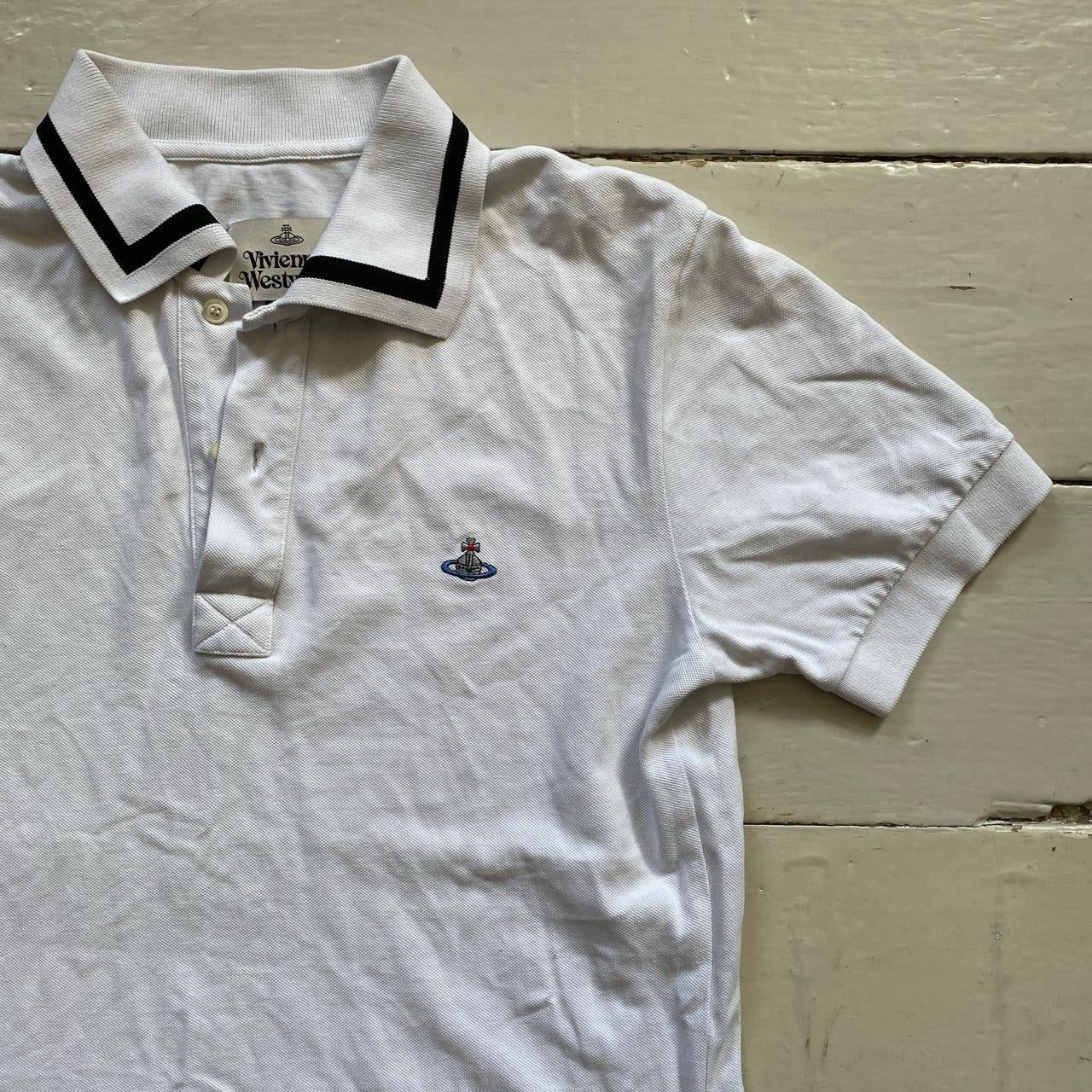 Vivienne Westwood White Polo Shirt (Small)