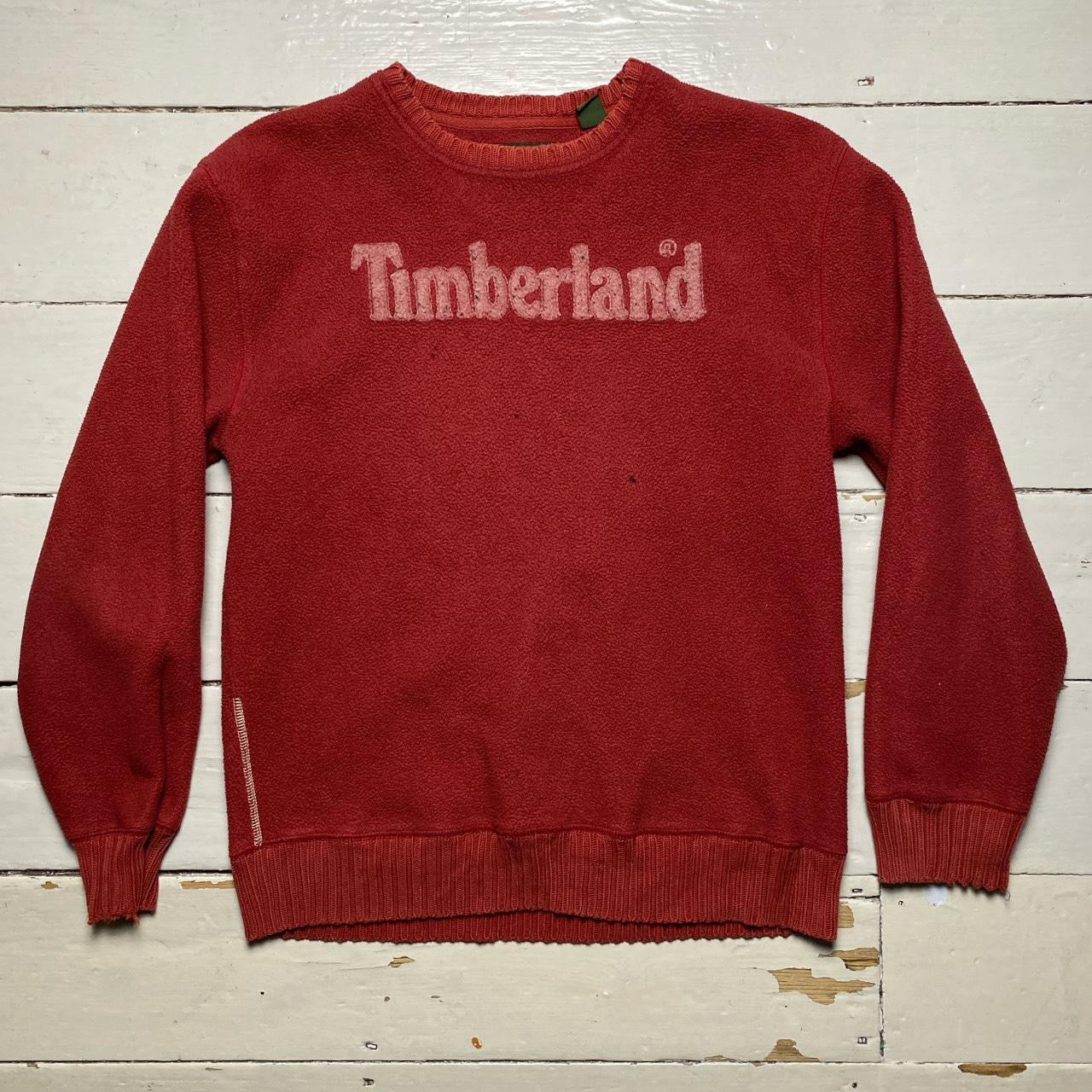 Timberland Polartec Burgundy Jumper (Medium)