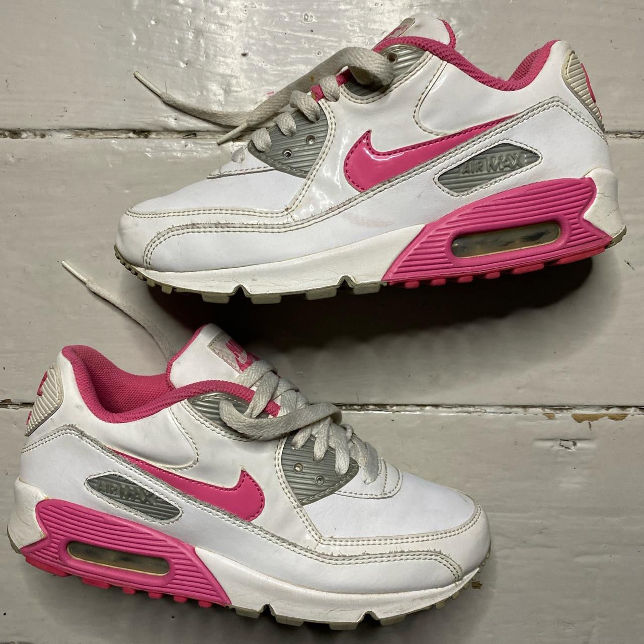 Nike Air Max 90 Vintage Patent Pink (UK 5)