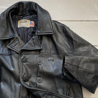 Schott USA Vintage Leather Peacoat (2XL)