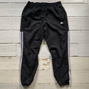 Adidas Black Shell Bottoms (Large)