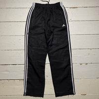 Adidas Black Baggy Shell Bottoms (Small)