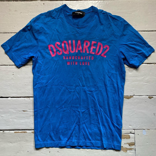 Dsquared T Shirt Blue (Small)