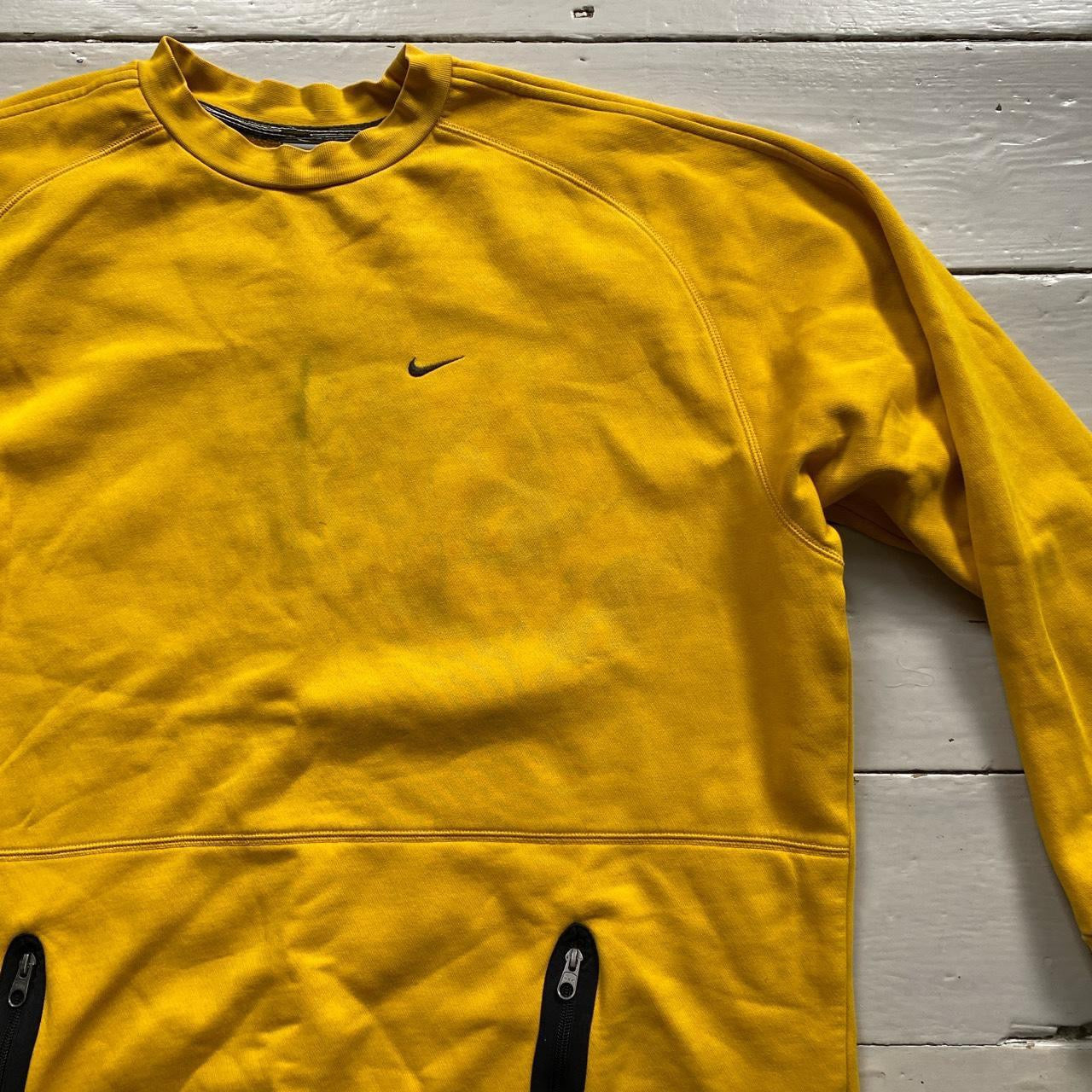 Nike Vintage Yellow Sweatshirt (XL)