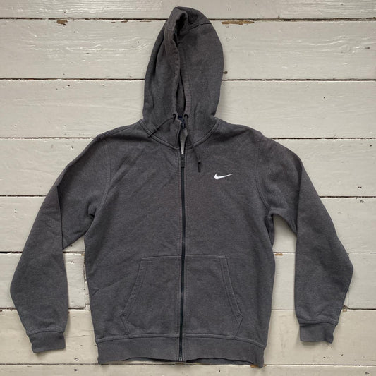 Nike Swoosh Grey Hoodie (Medium)