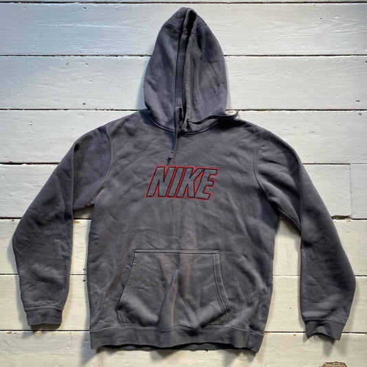 Nike Club Stitch Grey Hoodie (Medium)