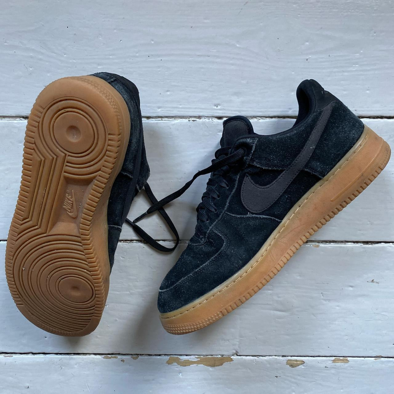 Nike Air Force 1 Suede Black (UK 12)