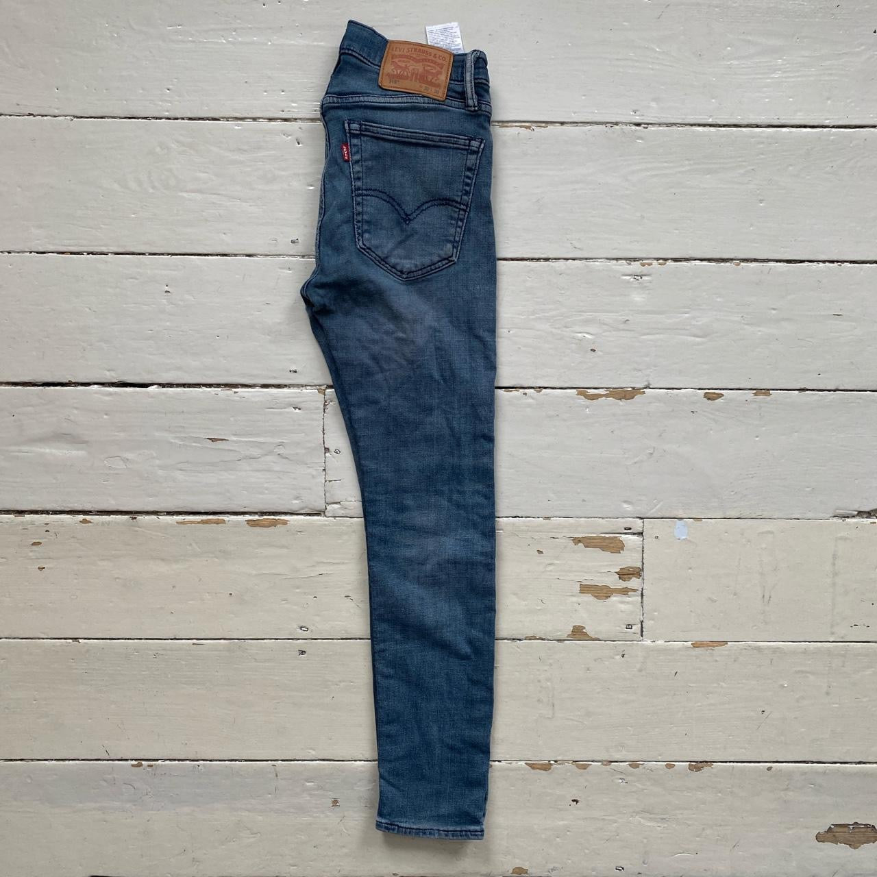 Levis 519 Skinny Blue Jeans (30/28)