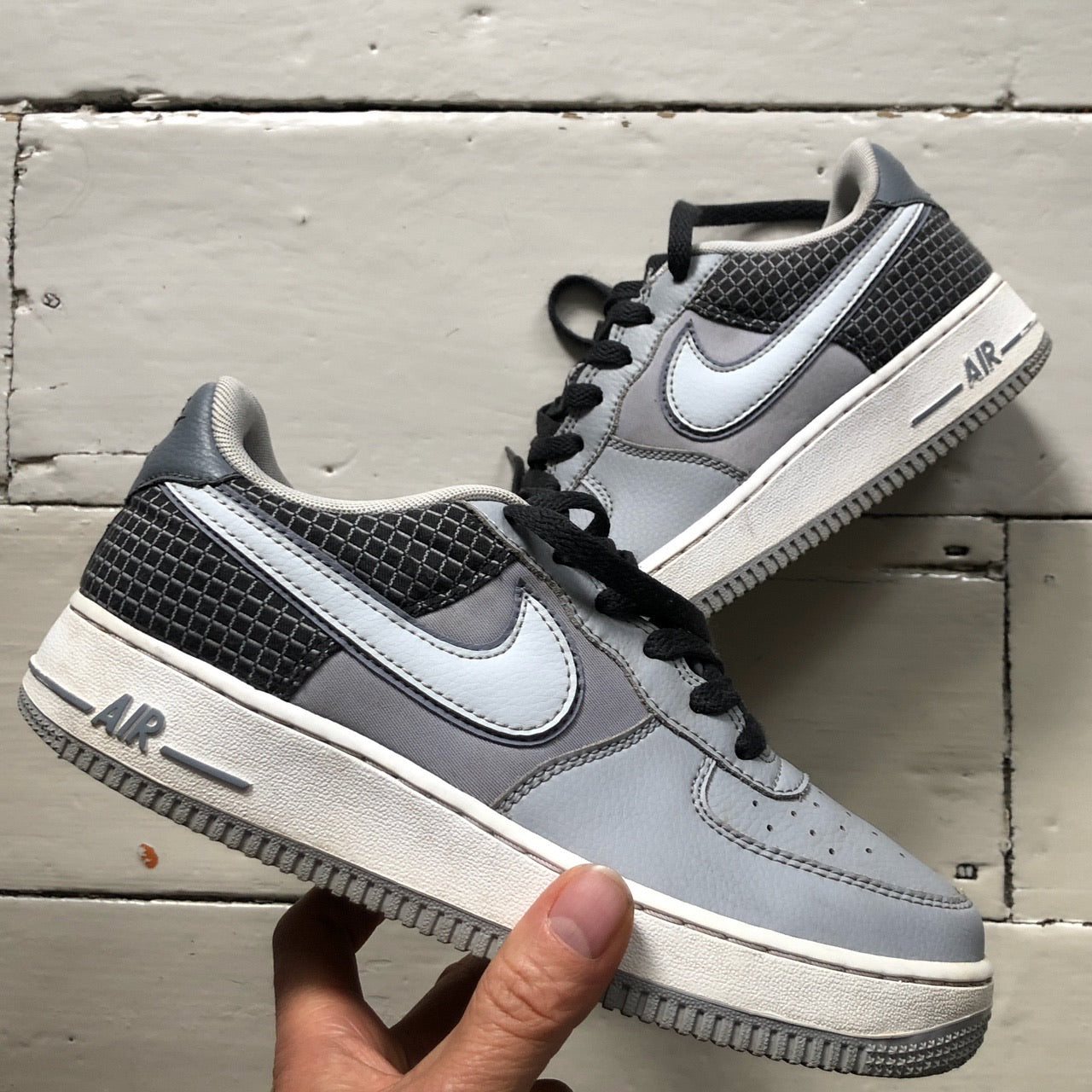 Nike Air Force 1 Silver Grey (UK 5.5)
