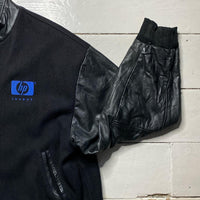 HP Computers Vintage Leather Jacket (Large)
