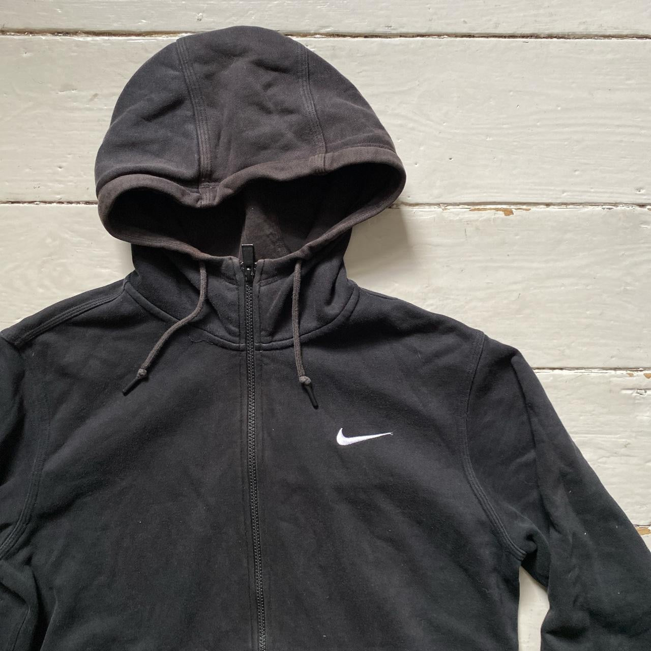 Nike Swoosh Black Hoodie (Medium)