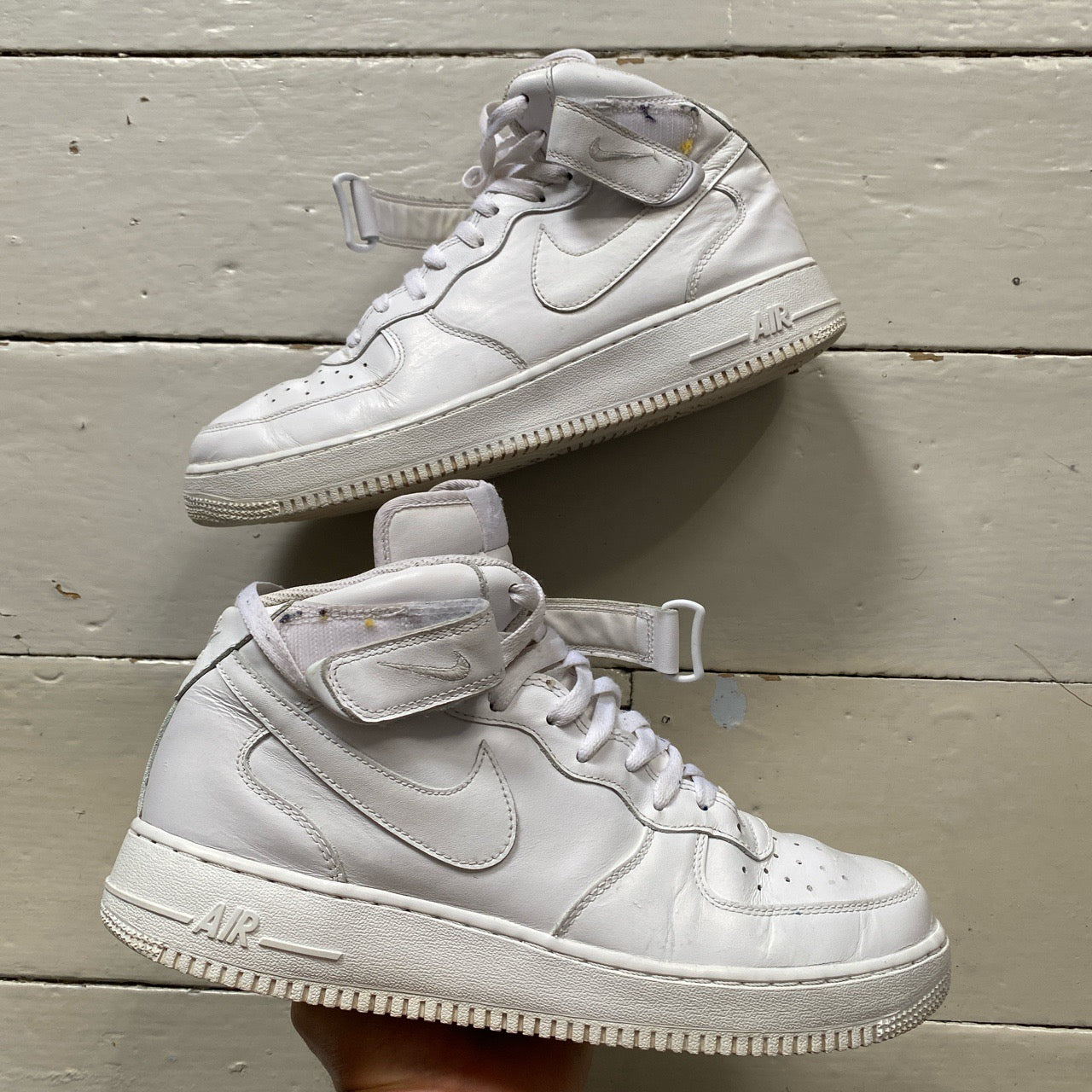 Nike Air Force 1 Mid White (UK 10)